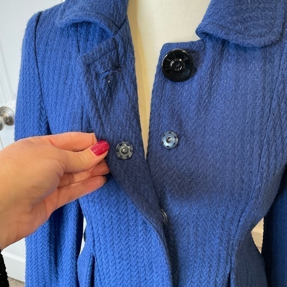 Tulle brand blue pea coat - Picture 7 of 8